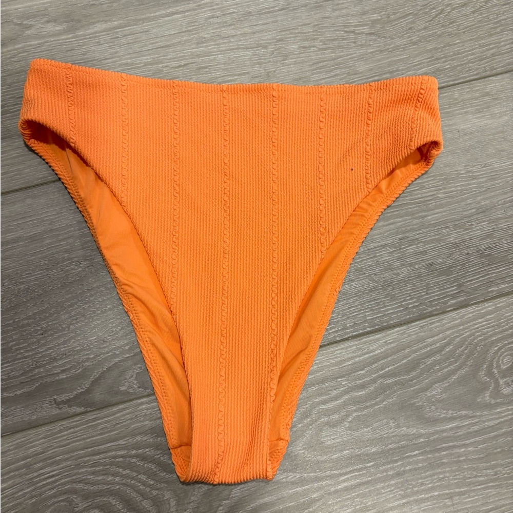Aerie Orange High-Cut Bikini Bottom